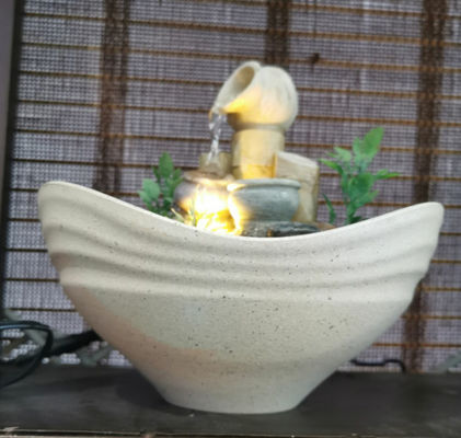 বাঁশের কাপগুলি ইনডোর ফোয়ারা এবং জলপ্রপাত সরবরাহকারী
