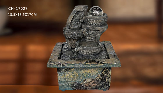 অফিস সজ্জা পলিরসিন ইট ইন্ডোর আউটডোর ঝর্ণা সরবরাহকারী