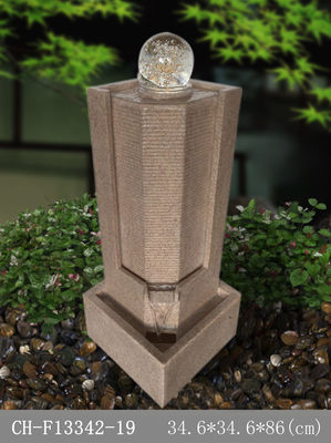গ্লাস বল স্যান্ডস্টোন আউটডোর ঝর্ণা এবং জলপ্রপাত সরবরাহকারী