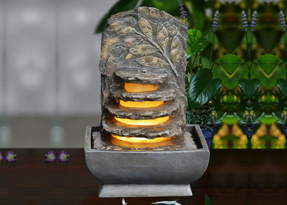 9 ইঞ্চি হালকা আপ ইন্ডোর জলপ্রপাত ফোয়ারা সরবরাহকারী